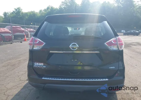 2015 Nissan Rogue S из США, поврежденный, VIN KNMAT2MV9FP537690